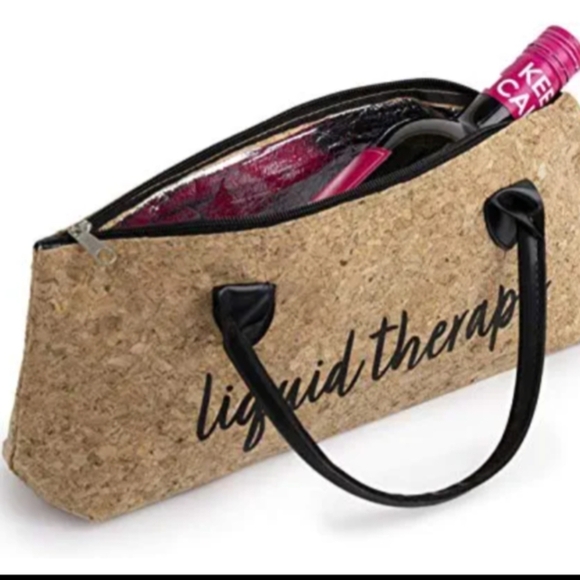 🔷Cork Insulated Wine Bag/Tote/ Purse - Picture 1 of 10